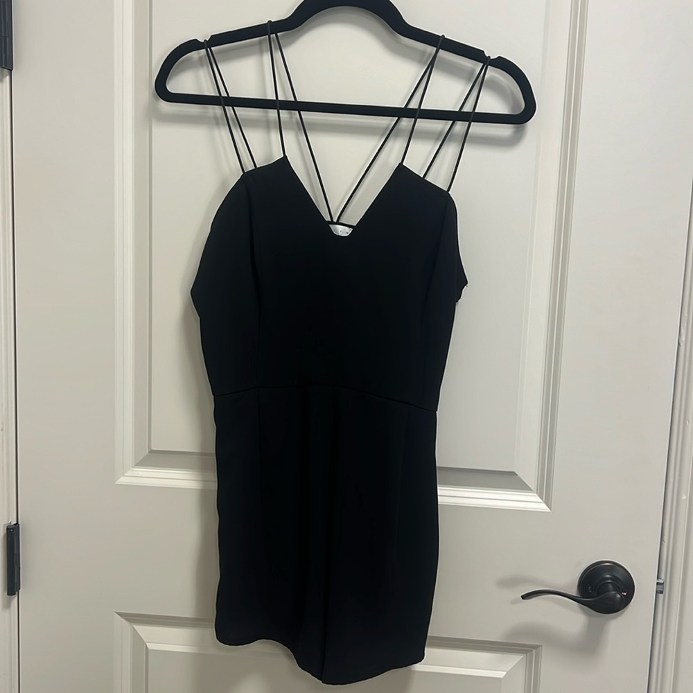 Girls night out Leith Black Romper